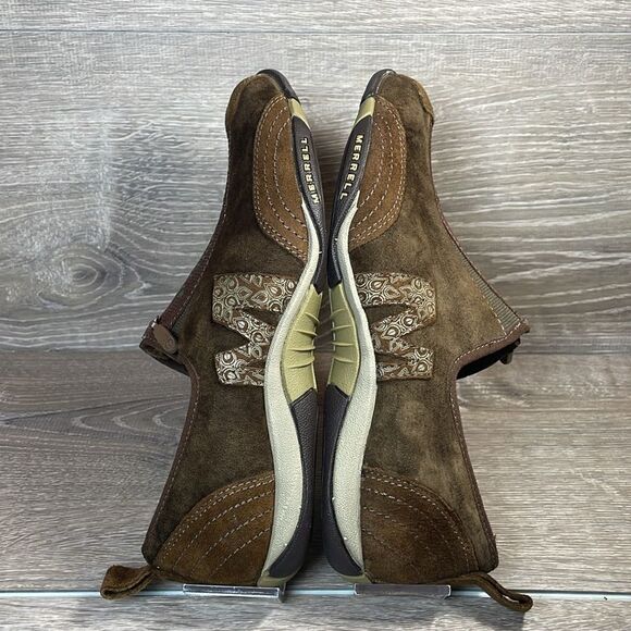 Merrell Barrado Slip On Front Zip Women’s Sz 8 Brown Leather Comfort Shoes - Picture 10 of 10